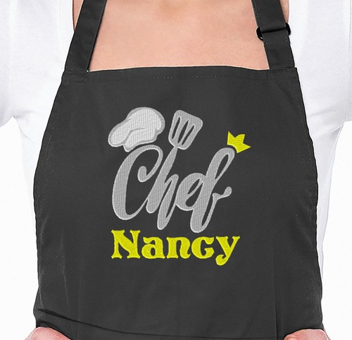 Grembiule ricamato chef