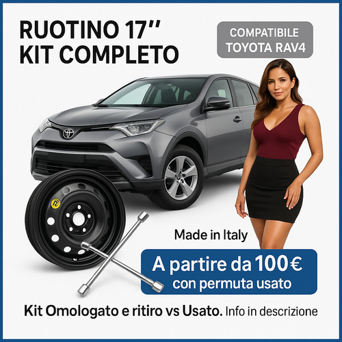 Kit ruotino scorta - 💥kit,