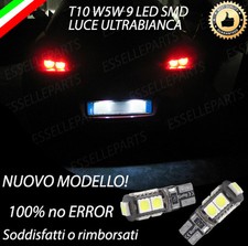 COPPIA LUCI TARGA 9 LED ALFA ROMEO 159, BRERA T10 W5W CANBUS 100% NO ERROR