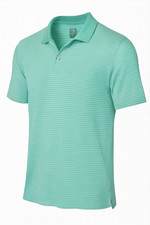 Polo da golf Pro Tour manica corta - righe verdi e bianche come nuova - taglia M