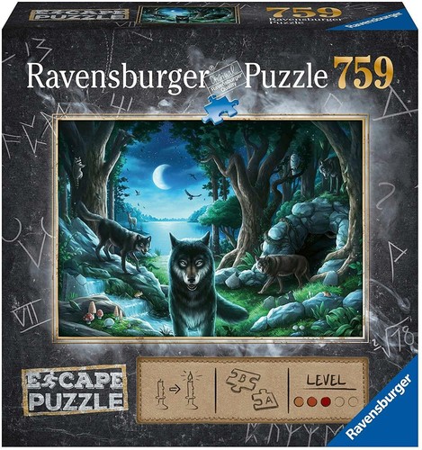Escape puzzle branco lupi - escape,