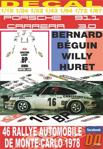 Decal porsche 911 carrera - porsche,