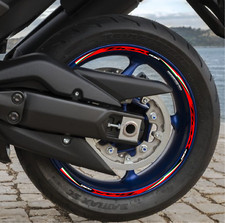 KIT Adesivi cerchi RUOTE moto strisce YAMAHA T MAX 500 tmax 530 560 scooter TMAX