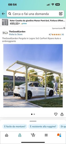 Gazebo 3x5 legno - gazebo,