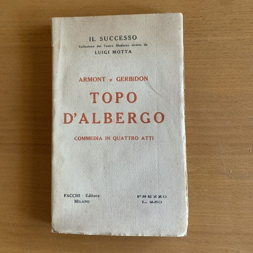 Topo albergo commedia in 4 - topo,
