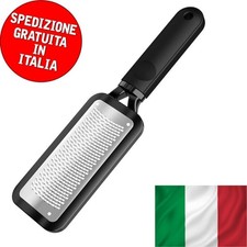 Raschietto piedi Grattugia Raspa Rimuovi Calli Pelle Secca e Dura Pedicure Nero