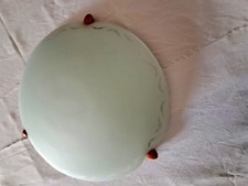 Plafoniera ottima in  vetro, metallo e legno