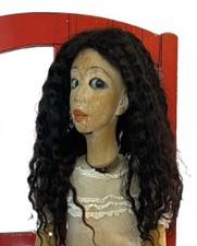 Antico burattino in legno