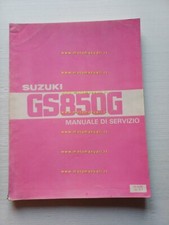 Suzuki GS 850 G 1980-81 manuale officina ITALIANO originale