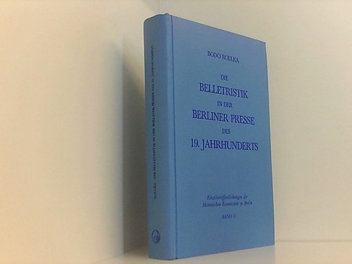 Die belletristik der - die, in