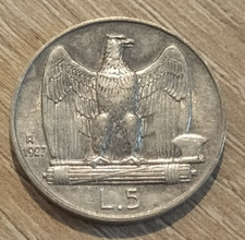 5 Lire Aquilotto 1927