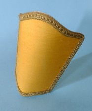 Paralume ventola vela semitonda a mezza luna Ocra con Clip - Vintage