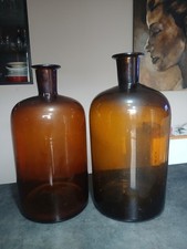 N 2 Bottiglie In Vetro Ambrato Da Farmacia