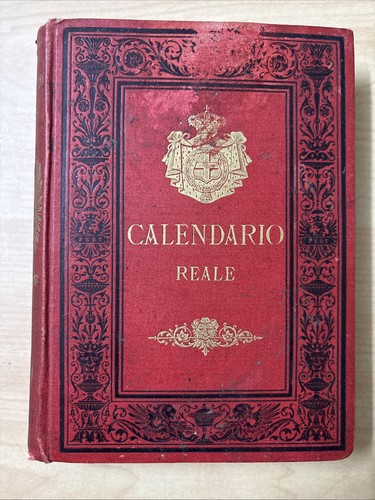Calendario reale 1889 italian - 1889,