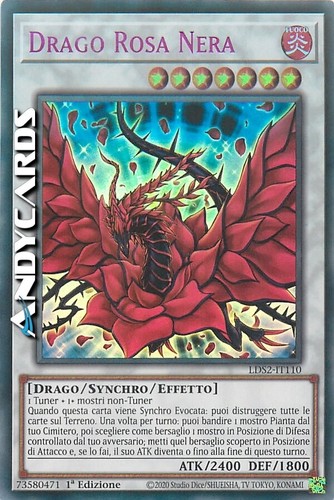 Drago rosa nera black - drago,