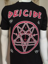 Vintage 90 Deicide Shirt Death Black Cannibal Corpse Obituary Maglietta Band 666
