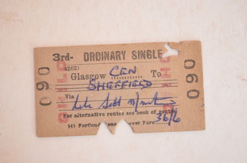Railway ticket btc glasgow - railway,