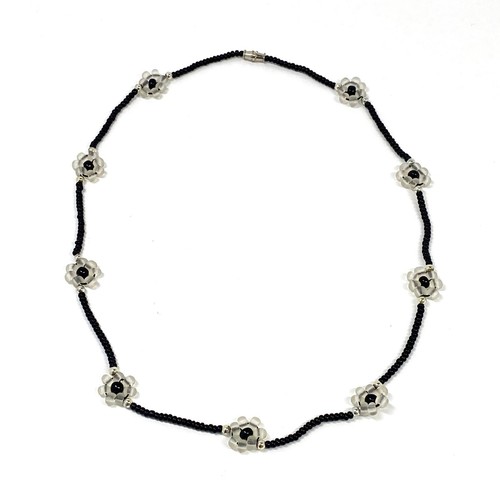 Collana perline nere elegante - collana,