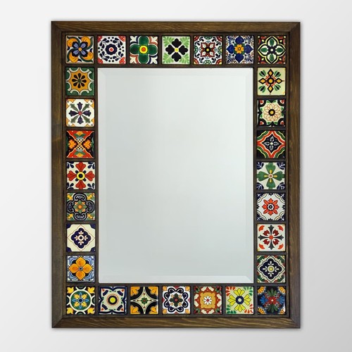 Specchio mosaico mediterraneo