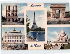Cartolina Souvenir de Paris, Francia