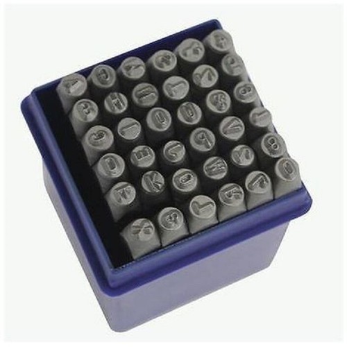 Set punzoni alfanumerici - , 36pz