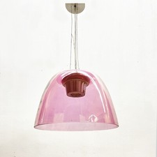 Lampadario lampada a sospensione in vetro Amestista Lilla  Vintage Fabas 2524