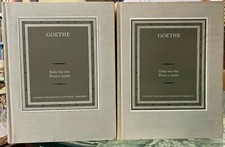 (Narrativa) GOETHE - DALLA MIA VITA - POESIA E VERITÀ - 2 VOLUMI - Utet 1966