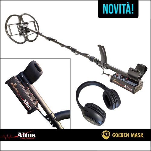 Metal detector golden mask - detector,