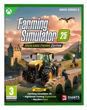 Xbox Series X Farming Simulator 25: Highlands Fishing Edition Game NUOVO