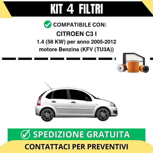 Kit filtri risparmio per - 4,