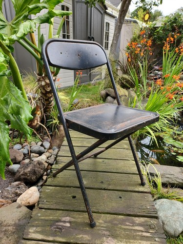 Sedia pieghevole metallo - sedia,