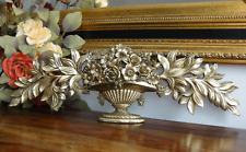 Ornamento da parete arco porta bouquet decorazione da parete barocco rococò antico floreale oro nuovo