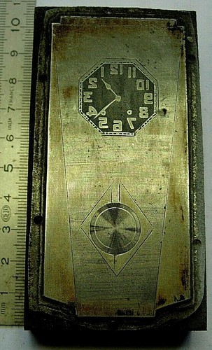 Piastra stampa orologio - piastra,