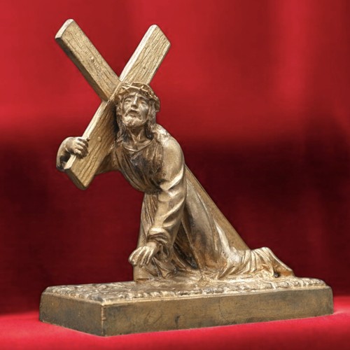Cristo calvario 1800 scultura - calvario,