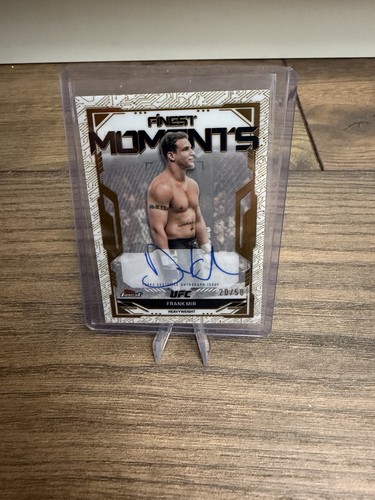 Topps finest 2025 frank mir - topps,