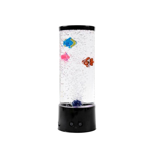 Lampada con pesci rotonda 30cm - pesci,
