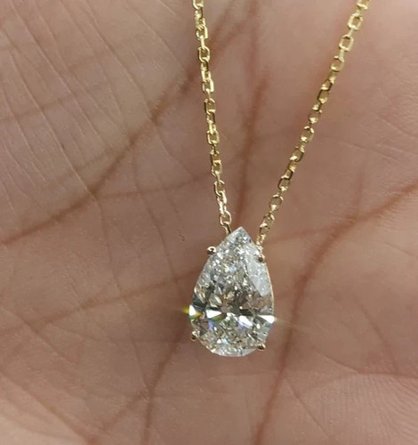 Collana solitario diamante