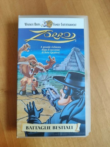 Zorro battaglie bestiali vhs - zorro,