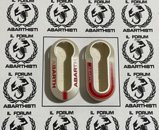 ABARTH 500 595 695 PUNTO x2 cover chiave 100% originale FIAT ABARTH KIT DA 2