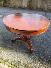 Tavolo Intarsiato Di Metà 1800 In Legno Di Noce