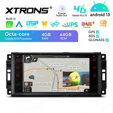 Autoradio 7" IPS Android 14 4G+64GB 8 core GPS Navi RDS per Jeep Grand Cherokee