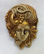Maschera veneziana ceramica - veneziana,