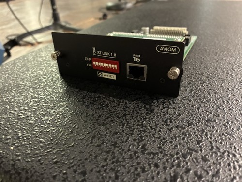 Soundcraft aviom net si - aviom,