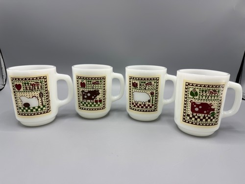 Vintage raro fire king set - fire,