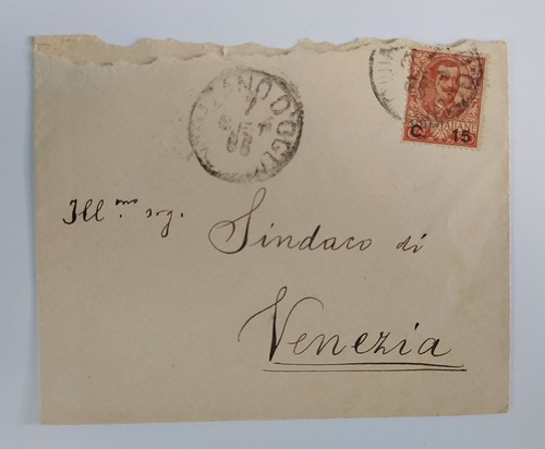 Storia postale busta vittorio - postale,