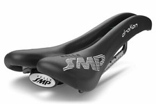 Sella bici Selle SMP DRAKON nera con ROTAIE IN CARBONIO|Made in Italy