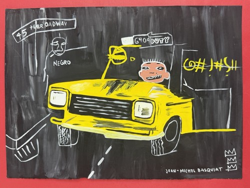 Jean michel basquiat quadro - jean-michel, su