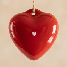 Addobbo cuore rosso in