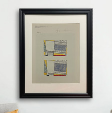 Stampa originale firmata a