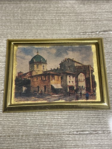 Quadro dipinto foglia - dipinto,